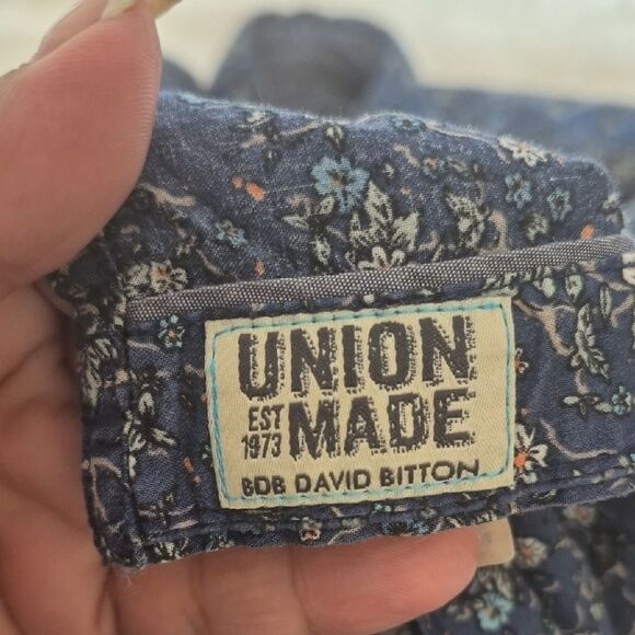 Buffalo David Bitton Navy Floral Button Down Shirt - Picture 9 of 16